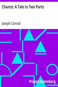Chance: A Tale in Two Parts — Joseph Conrad cover
