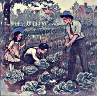 Daddy Takes Us to the Garden: The Daddy Series for Little Folks — Howard Roger Garis cover
