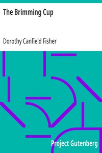 The Brimming Cup — Dorothy Canfield Fisher cover