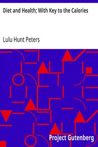 Diet and Health; With Key to the Calories — Lulu Hunt Peters cover