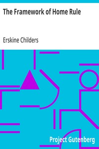 The Framework of Home Rule — Erskine Childers cover