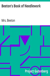 Beeton's Book of Needlework — Mrs. (Isabella Mary) Beeton cover