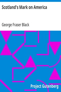 Scotland's Mark on America — George Fraser Black cover