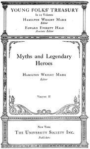 Young Folks' Treasury, Volume 2 (of 12): Myths and Legendary Heroes — Anonymous cover