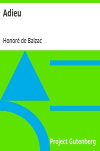 Adieu — Honoré de Balzac cover