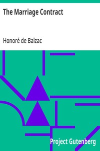 The Marriage Contract — Honoré de Balzac cover