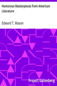 Humorous Masterpieces from American Literature — Anonymous cover