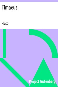 Timaeus — Plato cover