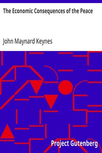 The Economic Consequences of the Peace — John Maynard Keynes cover