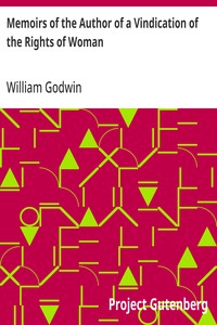 Memoirs of the Author of a Vindication of the Rights of Woman cover
