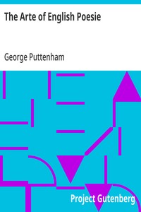 The Arte of English Poesie — George Puttenham cover