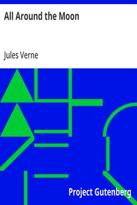 All Around the Moon — Jules Verne cover