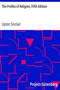 The Profits of Religion, Fifth Edition — Upton Sinclair cover