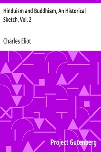 Hinduism and Buddhism, An Historical Sketch, Vol. 2 — Charles Eliot cover