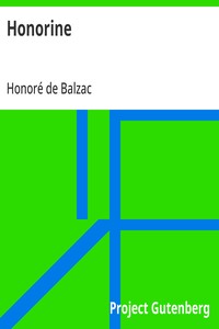Honorine — Honoré de Balzac cover
