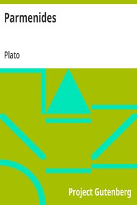 Parmenides — Plato cover