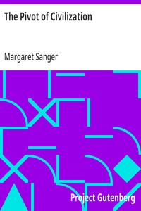 The Pivot of Civilization — Margaret Sanger cover