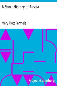A Short History of Russia — Mary Platt Parmele cover