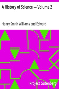 A History of Science — Volume 2 — Henry Smith Williams cover
