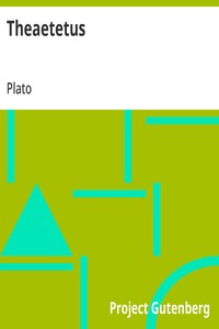 Theaetetus — Plato cover