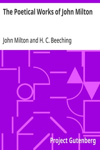 The Poetical Works of John Milton cover