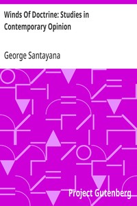 Winds Of Doctrine: Studies in Contemporary Opinion cover