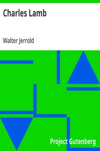 Charles Lamb — Walter Jerrold cover