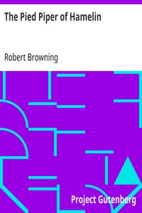 The Pied Piper of Hamelin — Robert Browning cover