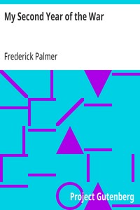 My Second Year of the War — Frederick Palmer cover