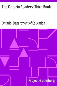 The Ontario Readers: Third Book — Ontario. Department of Education cover