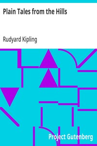 Plain Tales from the Hills — Rudyard Kipling cover