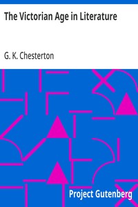 The Victorian Age in Literature — G. K. (Gilbert Keith) Chesterton cover