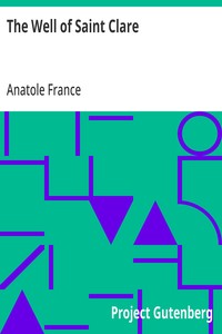 The Well of Saint Clare — Anatole France cover