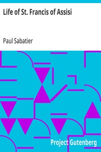 Life of St. Francis of Assisi — Paul Sabatier cover