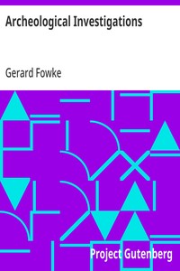 Archeological Investigations — Gerard Fowke cover