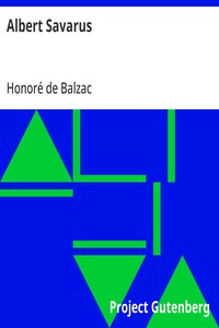 Albert Savarus — Honoré de Balzac cover