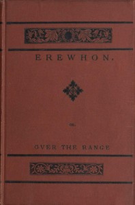 Erewhon; Or, Over the Range cover