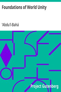 Foundations of World Unity cover