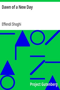 Dawn of a New Day — Effendi Shoghi cover