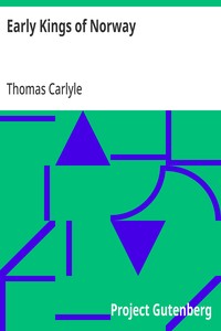 Early Kings of Norway — Thomas Carlyle cover