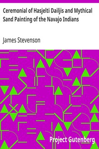 Ceremonial of Hasjelti Dailjis and Mythical Sand Painting of the Navajo Indians — James Stevenson cover