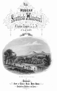 The Modern Scottish Minstrel, Volume 3.: The Songs of Scotland of the Past Half Century — Anonymous cover
