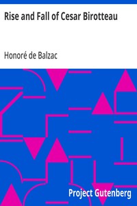 Rise and Fall of Cesar Birotteau — Honoré de Balzac cover