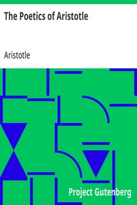 The Poetics of Aristotle — Aristotle cover