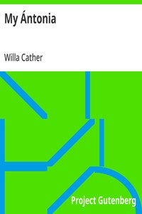 My Ántonia — Willa Cather cover