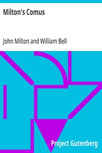 Milton's Comus — John Milton cover