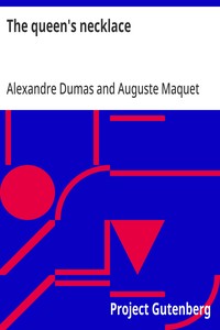 The queen's necklace — Alexandre Dumas cover