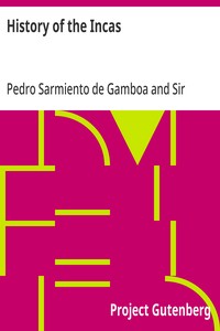 History of the Incas — Pedro Sarmiento de Gamboa cover