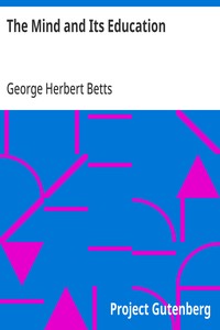 The Mind and Its Education — George Herbert Betts cover
