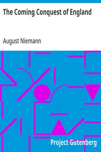 The Coming Conquest of England — August Niemann cover